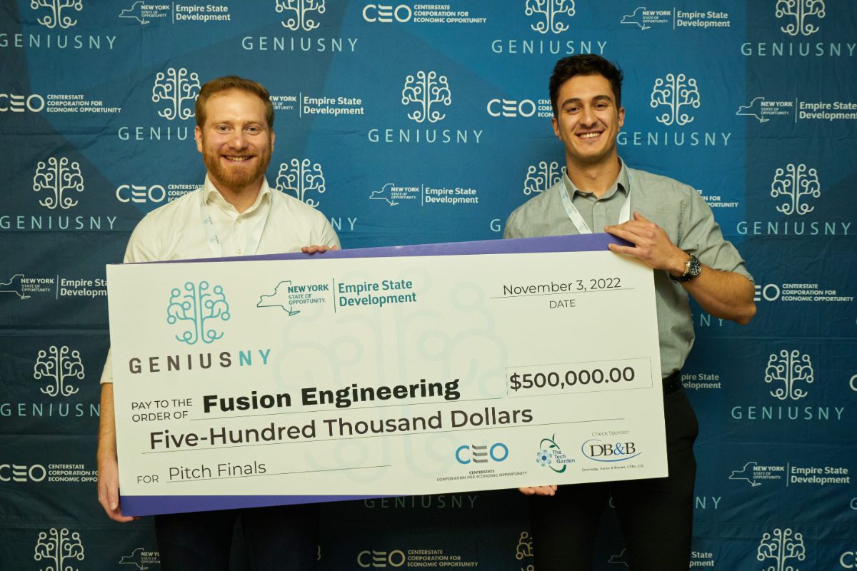 Fusion Engineering receives $500k check